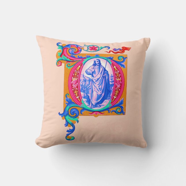 Renaissance Jesus print Throw Pillow (Front)
