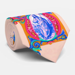 Renaissance Jesus print Tie