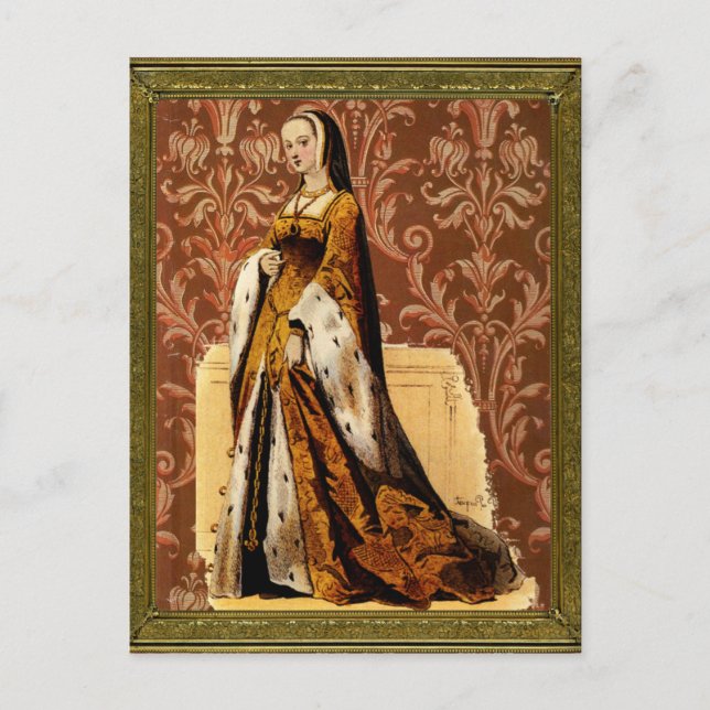 Renaissance Lady Postcard (Front)