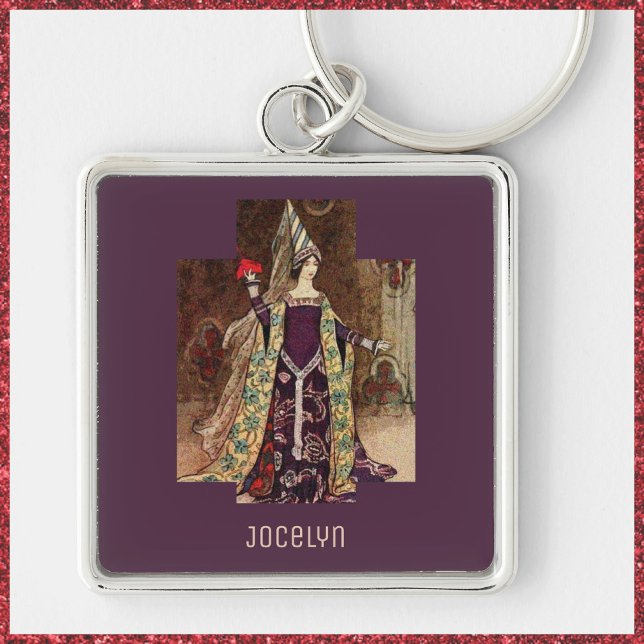 Renaissance Medieval Lady Keychain (Creator Uploaded)