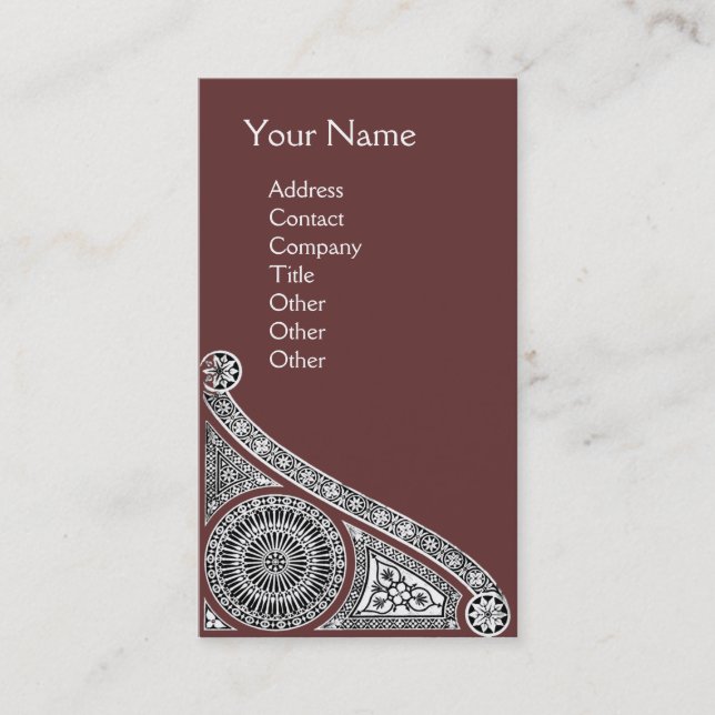 RENAISSANCE Monogram 1 Business Card (Front)