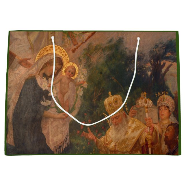 RENAISSANCE NATIVITY SCENE GIFT BAG  (Front)