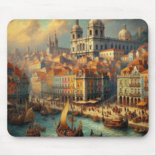 Renaissance oil painting mouse pad