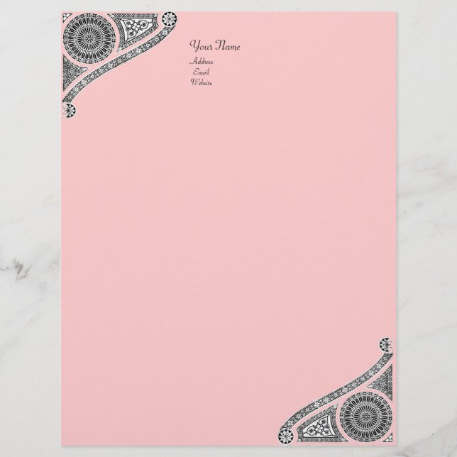 RENAISSANCE ,pink Letterhead (Front)