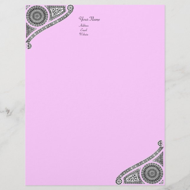 RENAISSANCE ,pink violet Letterhead (Front)