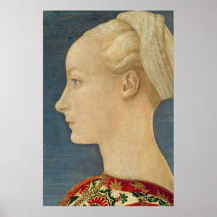 Renaissance portrait of a woman Poster