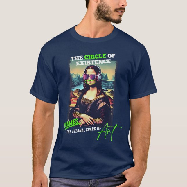 Renaissance Remix: Mona Lisa’s Eternal Connection T-Shirt (Front)