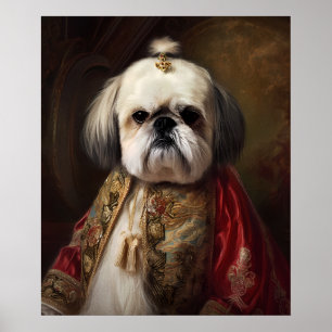 Renaissance Shih Tzu Poster
