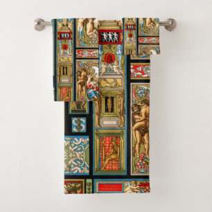 Renaissance Themes Textiles and Fabrics Bath Towel Set