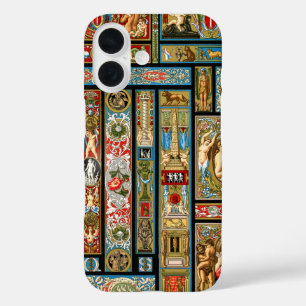 Renaissance Themes Textiles and Fabrics iPhone 16 Case