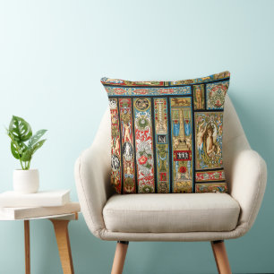 Renaissance Themes Textiles and Fabrics Throw Pillow