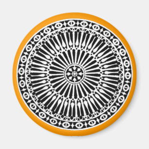 RENAISSANCE ,yellow orange Magnet