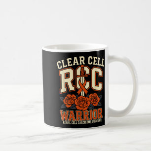 Renal cell carcinoma survivor ribbon kidney cancer coffee mug