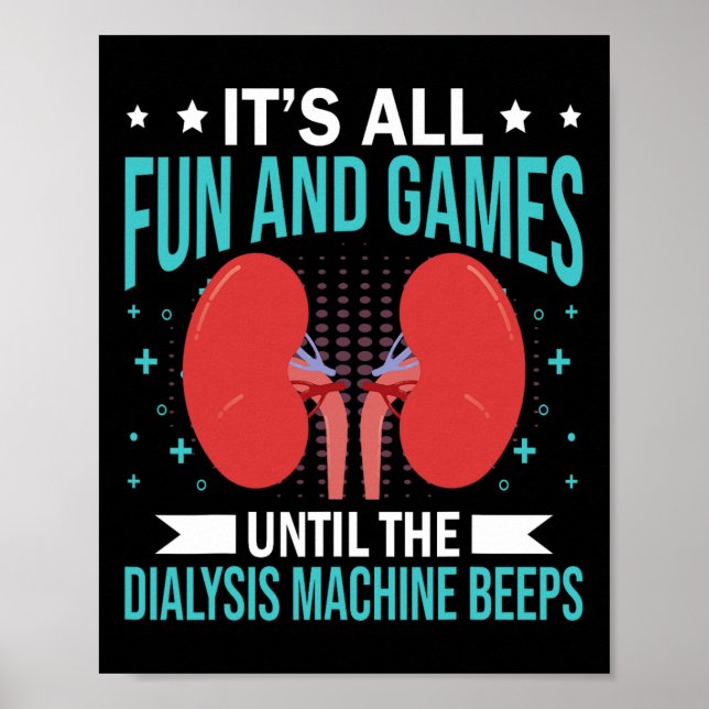 Renal Dialysis Nurse  Poster (Front)