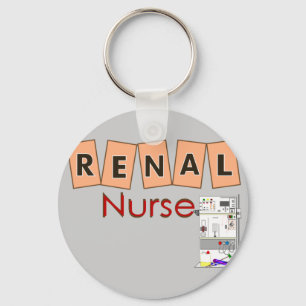 Renal Nurse Fresenius Machine Design Keychain
