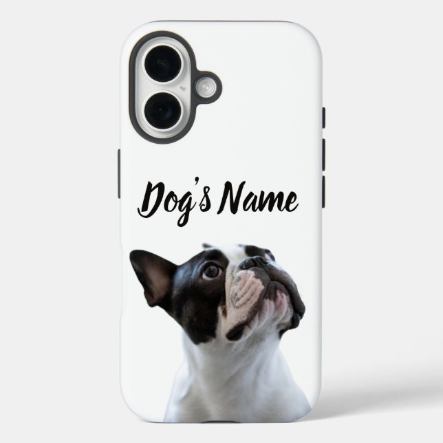 Rename your bulldog French dog on your Case-Mate iPhone Case (Back)