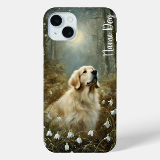 Rename your golden retriever dog on the phone case
