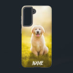 Rename your golden retriever dog on the phone case<br><div class="desc">I started my career as a civil engineer with a passion for design and a love of animals. With business activities on the zazzle.com platform, I will have additional income to raise funds to help abandoned and endangered animals. Please message via Facebook or Zazzle, gmail, if you want to design...</div>