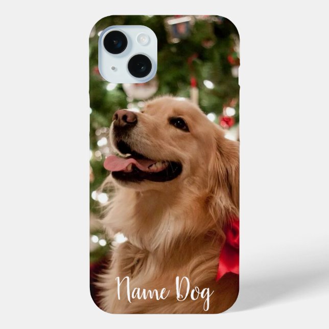 Rename your Golden Retriever on your phone case (Back)