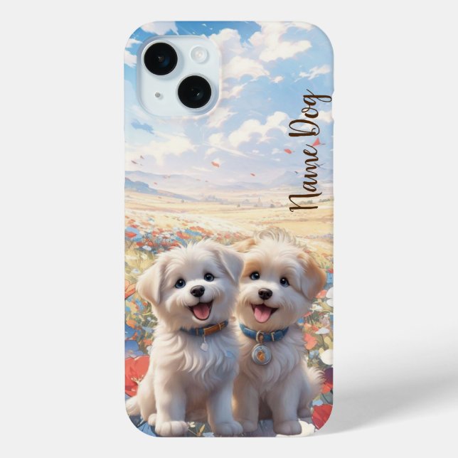 Rename your Yorkshire Terri dog on the phone cases (Back)
