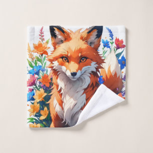 Renard à fleurs