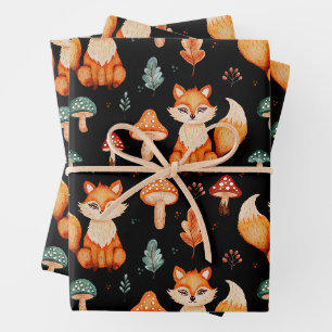 Renard, Champignons des Forêts Sauvages, Feuilles 