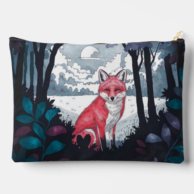Renard dans le sac de voyage Accessoire de nettoya (Verso)