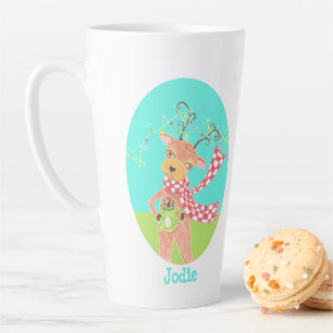 Renard de Noël au café Latte Mug