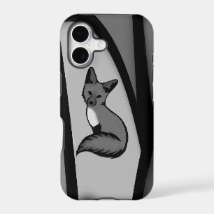Renard Design d'art moderne en argent
