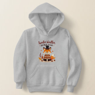 Renard douillet et mignon dans le pull d'automne -