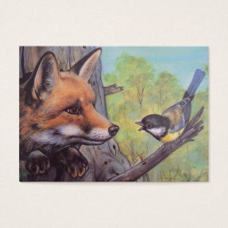 renard et oiseau