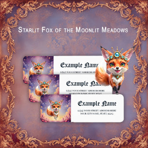 Renard étoilé des prairies au clair de lune.