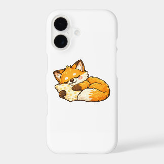 Renard mignon dormant au chaud