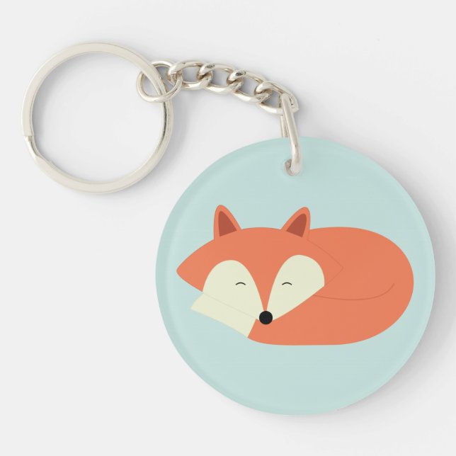 Renard rouge endormi (Devant)