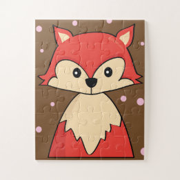 Renard Rouge Mignon | Puzzle pour Enfants