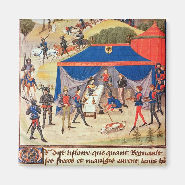 Renaud de Montauban and Charlemagne Magnet (Front)