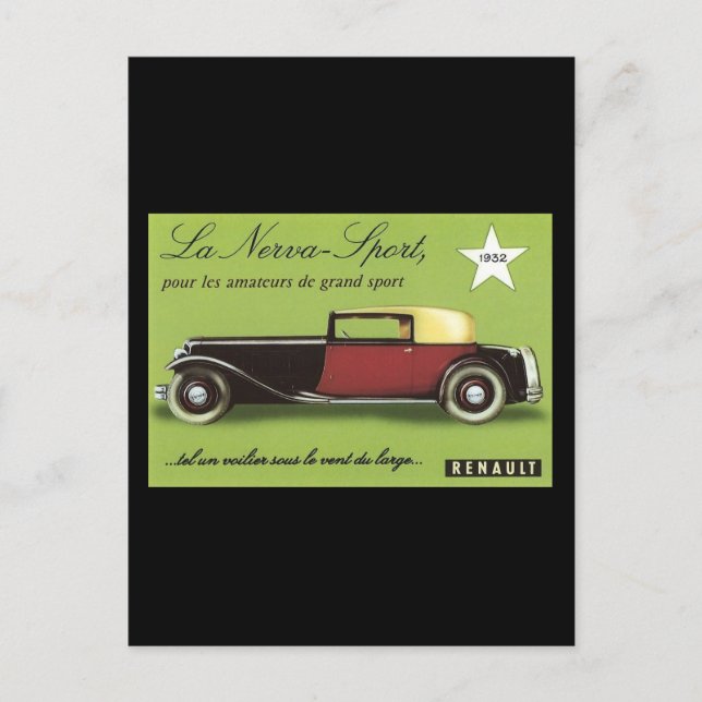 Renault Postcard (Front)