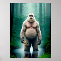 Rencontre avec Bigfoot. - 18 x 24 Poster
