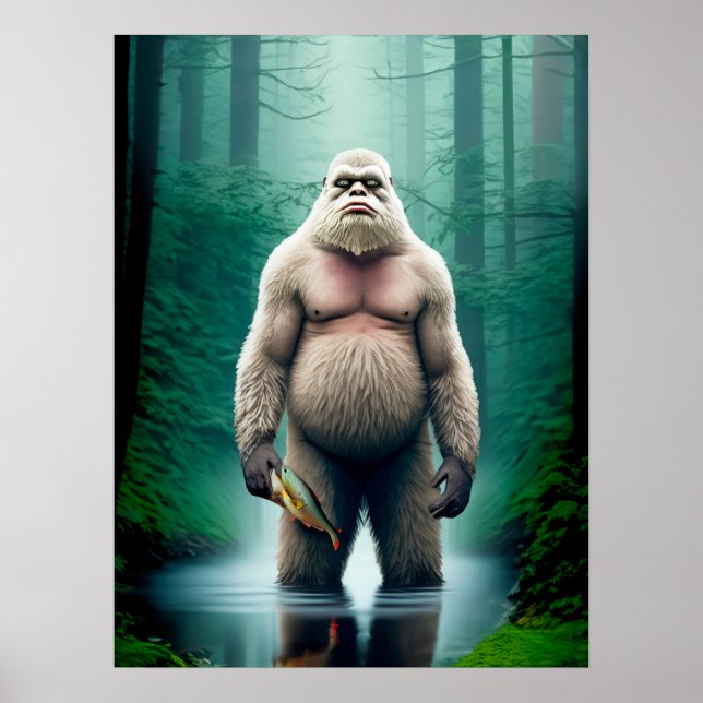 Rencontre avec Bigfoot. - 18 x 24 Poster (Devant)