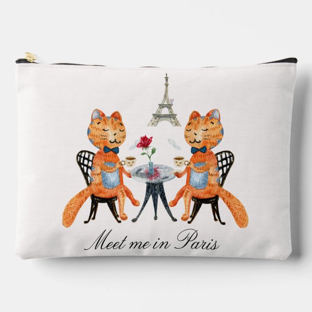 Rencontrez-Moi À Paris Grande Pochette Accessoire (Recto)
