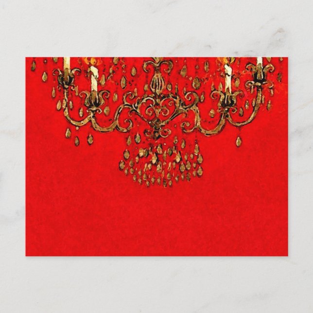 Rencontrez-moi sous le lustre ~ Carte postale (Devant)