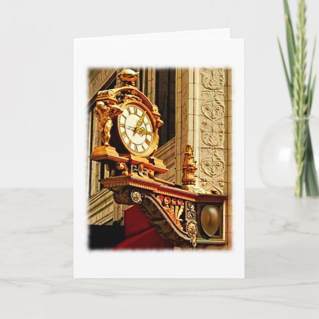 "Rencontrez-moi sous l'horloge de Kaufmann" Carte  (Devant)