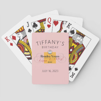 Rendez Veuve Playing Cards Party Favour
