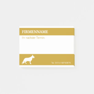 Rendez-vous avec un chien berger Notes post-it
