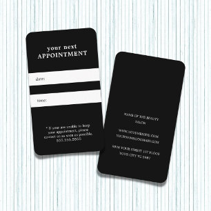 Rendez-vous blanc noir élégant simple de beauté