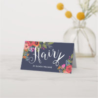 Boho Floral Bouquets Hair Styliste Carte de rendez