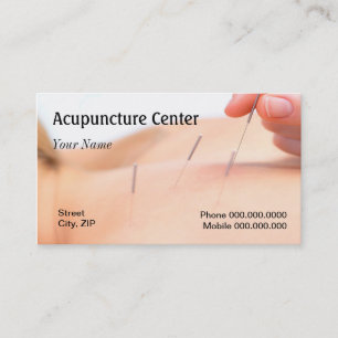 Rendez-vous Carte de visite d'acuponcture
