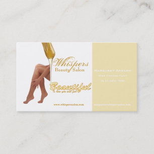 Rendez-vous Carte de visite de salon de beauté