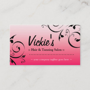 Rendez-vous Carte de visite de salon de bronzage