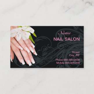 Rendez-vous Carte de visite de salon de clou